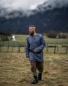 Viking tunic "Torsten" Blue Gray S