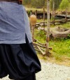 Viking tunic "Torsten" Blue Gray S
