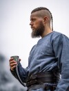 Tunique viking "Torsten" Bleu-Gris M