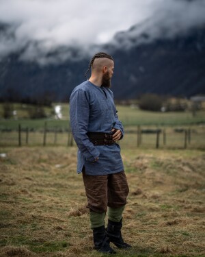 Viking tunic "Torsten" Blue Gray XL