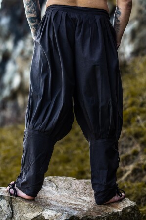 Viking Rus Trousers Cotton "Norman" Black XXL