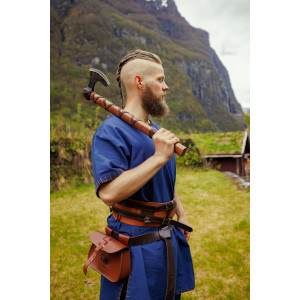 Viking tunic short sleeve "Theobald" Blue