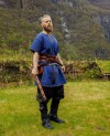 Viking tunic short sleeve "Theobald" Blue S