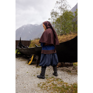 Gugel Vikinga en Lana "Bjomolf" Marrón