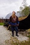 Wikinger Wollgugel "Bjomolf" Braun