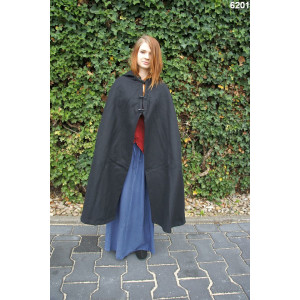 Cape with long buttons "Marie" Brown