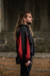 Landsknechthemd "Albert" Schwarz/Rot S