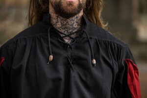 Lansquenet shirt "Albert" black/Red XL