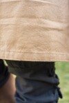 Tunic with border "Halvor" Honey brown XS