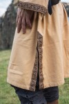 Tunic with border "Halvor" Honey brown XS