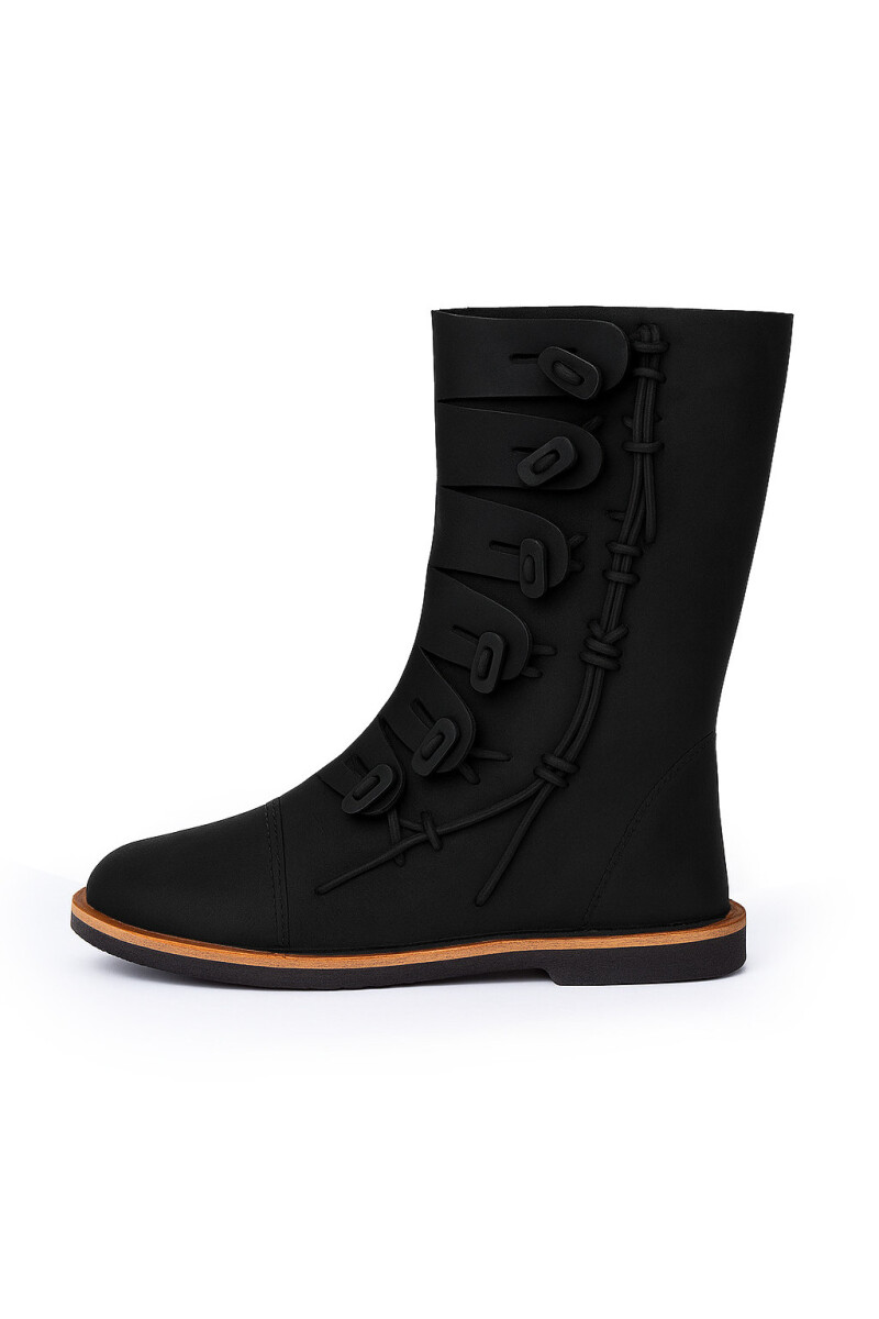 Wikingerstiefel "Odin" Schwarz 37