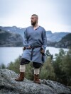 Viking linen tunic "Halvar" Blue-gray XXL