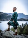 Wikinger Leinentunika "Halvar" Grün L