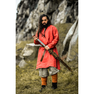 Viking linen tunic "Halvar" Red
