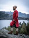 Tunique viking en lin "Halvar" Rouge M