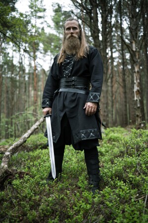 Wikinger Tunika "Erik" Schwarz S