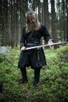 Wikinger Tunika "Erik" Schwarz S