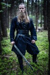 Wikinger Tunika "Erik" Schwarz L