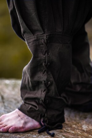 Wikinger Rushose Baumwolle "Norman" Braun S