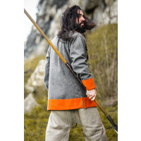Tunique en laine Viking "Roland" Gris