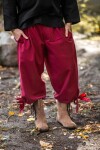 Pantalones de rodilla "Vincent" Rojo S