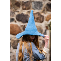 Sombrero de bruja "Agata" Azul claro