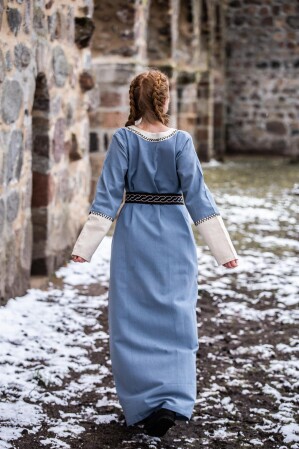 Robe viking "Freya" Bleu S