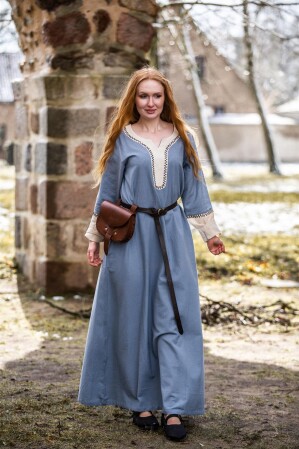 Robe viking "Freya" Bleu M