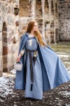 Robe viking "Freya" Bleu M