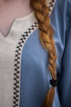 Viking dress "Freya" Blue L