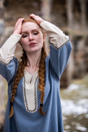 Viking dress "Freya" Blue XL