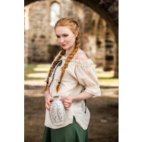 Blusa medieval "Amelia" Natural