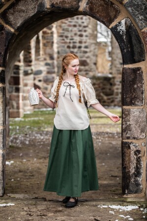 Mittelalter Bluse "Amelia" Natur S
