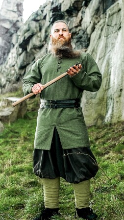 Viking Tunic "Balduin" Green XXL
