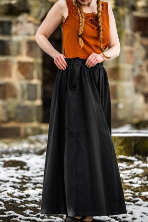 Medieval skirt "Konstanze" Black XXL/XXXL