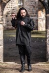 Mittelalter Hemd "Ulrich" Schwarz S
