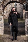 Mittelalter Hemd "Ulrich" Schwarz S
