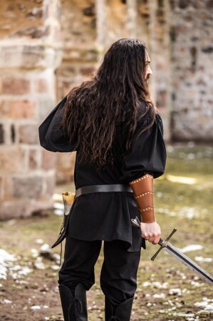 Medieval Shirt "Ulrich" Black XXL