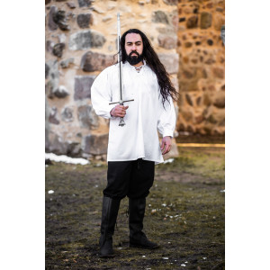 Camicia medievale "Ulrich" Bianco