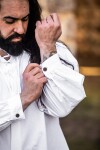 Mittelalter Hemd "Ulrich" Weiß S