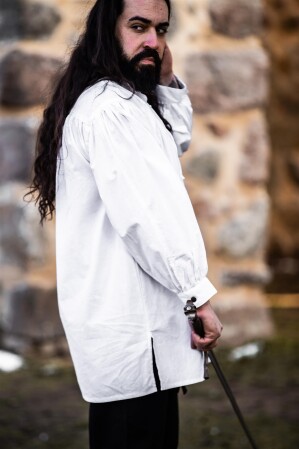 Medieval Shirt "Ulrich" White XXXL