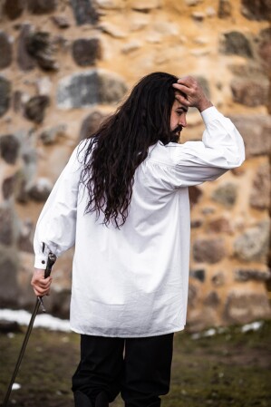 Medieval Shirt "Ulrich" White XXXL