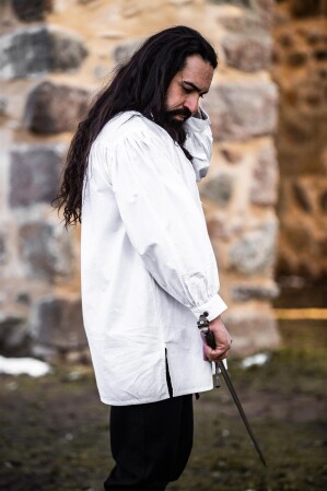 Medieval Shirt "Ulrich" White XXXL