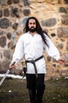 Medieval Shirt "Ulrich" White XXXL