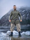 Tunique de lin viking "Ragnar" Vert olive S