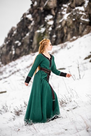 Abito Vichingo "Freya" Verde L