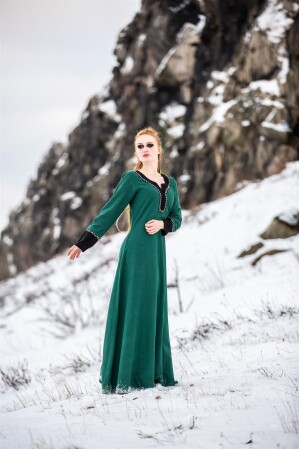 Robe viking "Freya" Vert XL