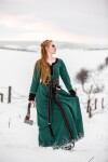 Wikingerkleid "Freya" Grün XS
