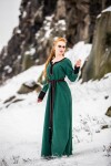 Wikingerkleid "Freya" Grün XS
