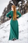 Wikingerkleid "Freya" Grün XS